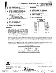 TLV5613PW datasheet pdf Texas Instruments