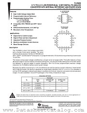 TLV5638D datasheet pdf Texas Instruments