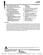 TLC5902HTQFP datasheet pdf Texas Instruments