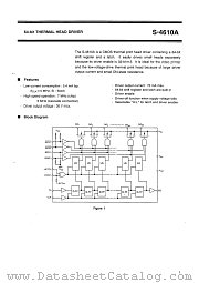 S-4610A datasheet pdf Seiko Instruments Inc