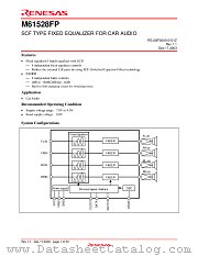 REJ03F0040_M61528FP datasheet pdf Hitachi Semiconductor