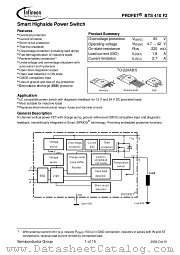 BTS410F2E3062A datasheet pdf Infineon
