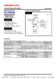 S1ZB60 datasheet pdf Shindengen