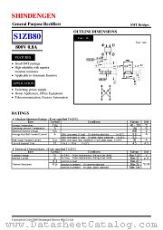 S1ZB80 datasheet pdf Shindengen