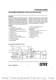 ZXRD1000 datasheet pdf Zetex Semiconductors