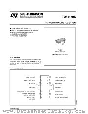 TDA1170S datasheet pdf ST Microelectronics
