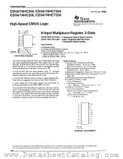 CD74HC356 datasheet pdf Texas Instruments
