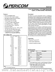 PI3V514 datasheet pdf Pericom Technology