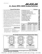 MAX4677EUE datasheet pdf MAXIM - Dallas Semiconductor