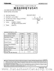 MG600Q1US41 datasheet pdf TOSHIBA
