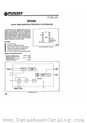 SP5060 datasheet pdf GEC Plessey Semiconductors