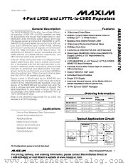 MAX9169-MAX9170 datasheet pdf MAXIM - Dallas Semiconductor