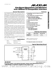 MAX6650EUB datasheet pdf MAXIM - Dallas Semiconductor