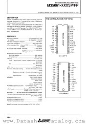 M35061 datasheet pdf Mitsubishi Electric Corporation