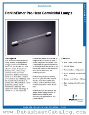 PREHEAT datasheet pdf PerkinElmer Optoelectronics