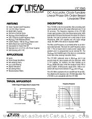 LTC1065C datasheet pdf Linear Technology
