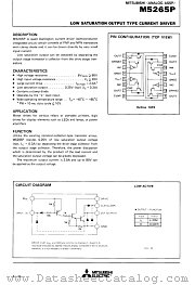 M5265P datasheet pdf Mitsubishi Electric Corporation