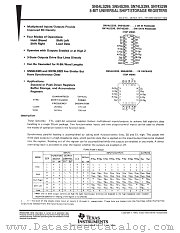 SN54S299W datasheet pdf Texas Instruments