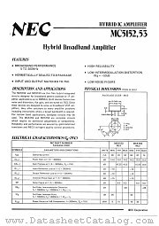 MC5152 datasheet pdf NEC