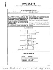 AM29LS18 datasheet pdf Advanced Micro Devices