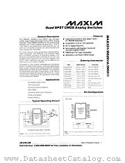 DG211CJ datasheet pdf MAXIM - Dallas Semiconductor