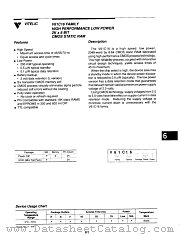 V61C16 datasheet pdf Mosel Vitelic Corp