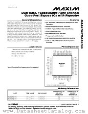 MAX3754CCM datasheet pdf MAXIM - Dallas Semiconductor