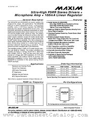 MAX4299EWP datasheet pdf MAXIM - Dallas Semiconductor