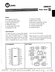 UM9151 datasheet pdf United Microelectronics