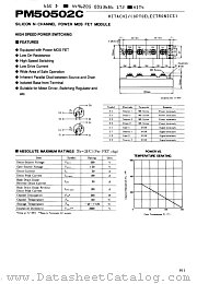 PM50502C datasheet pdf Hitachi Semiconductor