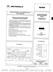 TDA4600 datasheet pdf Motorola