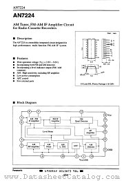 AN7224 datasheet pdf Panasonic