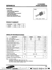 SSP6N60 datasheet pdf Samsung Electronic