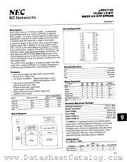 UPD27128 datasheet pdf NEC