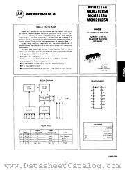MCM2125A datasheet pdf Motorola