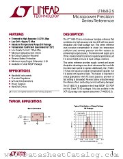 LT1460ACS8-2.5 datasheet pdf Linear Technology