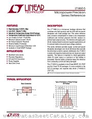 LT1460BIS8-5 datasheet pdf Linear Technology