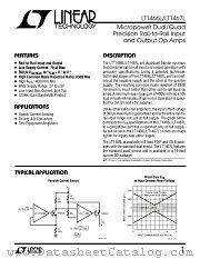 LT1466LCN8 datasheet pdf Linear Technology