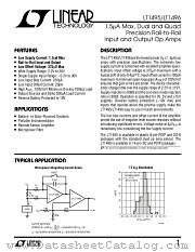 LT1495CN8 datasheet pdf Linear Technology