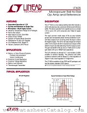 LT1635IS8 datasheet pdf Linear Technology