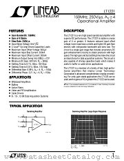LT1221CS8 datasheet pdf Linear Technology