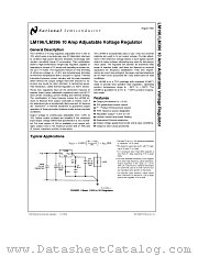 LM196 datasheet pdf National Semiconductor