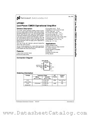 LPC661IN datasheet pdf National Semiconductor