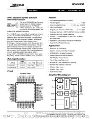 HFA3860B datasheet pdf Intersil