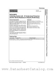 FSTU162211MTD datasheet pdf Fairchild Semiconductor