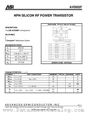 ASI10552 datasheet pdf Advanced Semiconductor