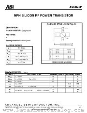 ASI10561 datasheet pdf Advanced Semiconductor