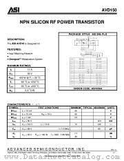 ASI10564 datasheet pdf Advanced Semiconductor