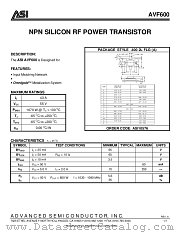 ASI10576 datasheet pdf Advanced Semiconductor