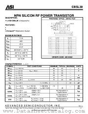 ASI10582 datasheet pdf Advanced Semiconductor